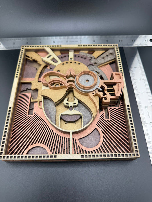 Multilayer Style Steam Punk Face Item# 2412001