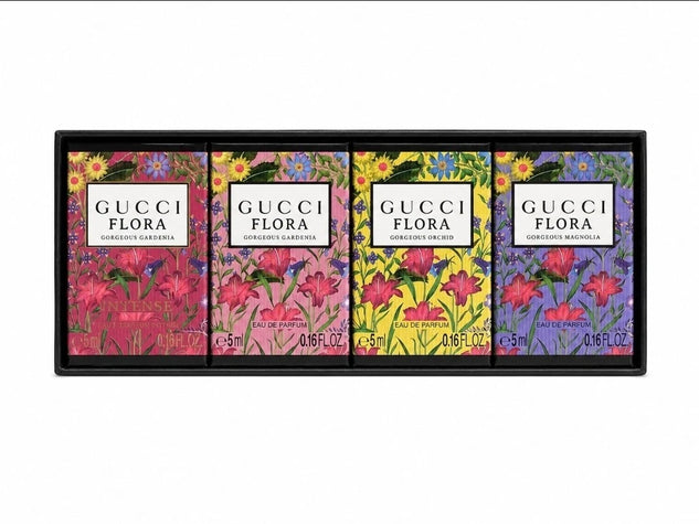 Gucci Flora 4 Fragrance Box 5mL 0.16FL OZ Each EDP Item 290