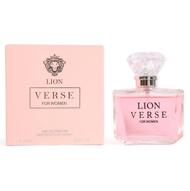 LION VERSE FOR WOMEN by EBC (DUPE OF VERSACE BRIGHT CRYSTAL) EDP 100mL (3.4FL OZ) Item 23