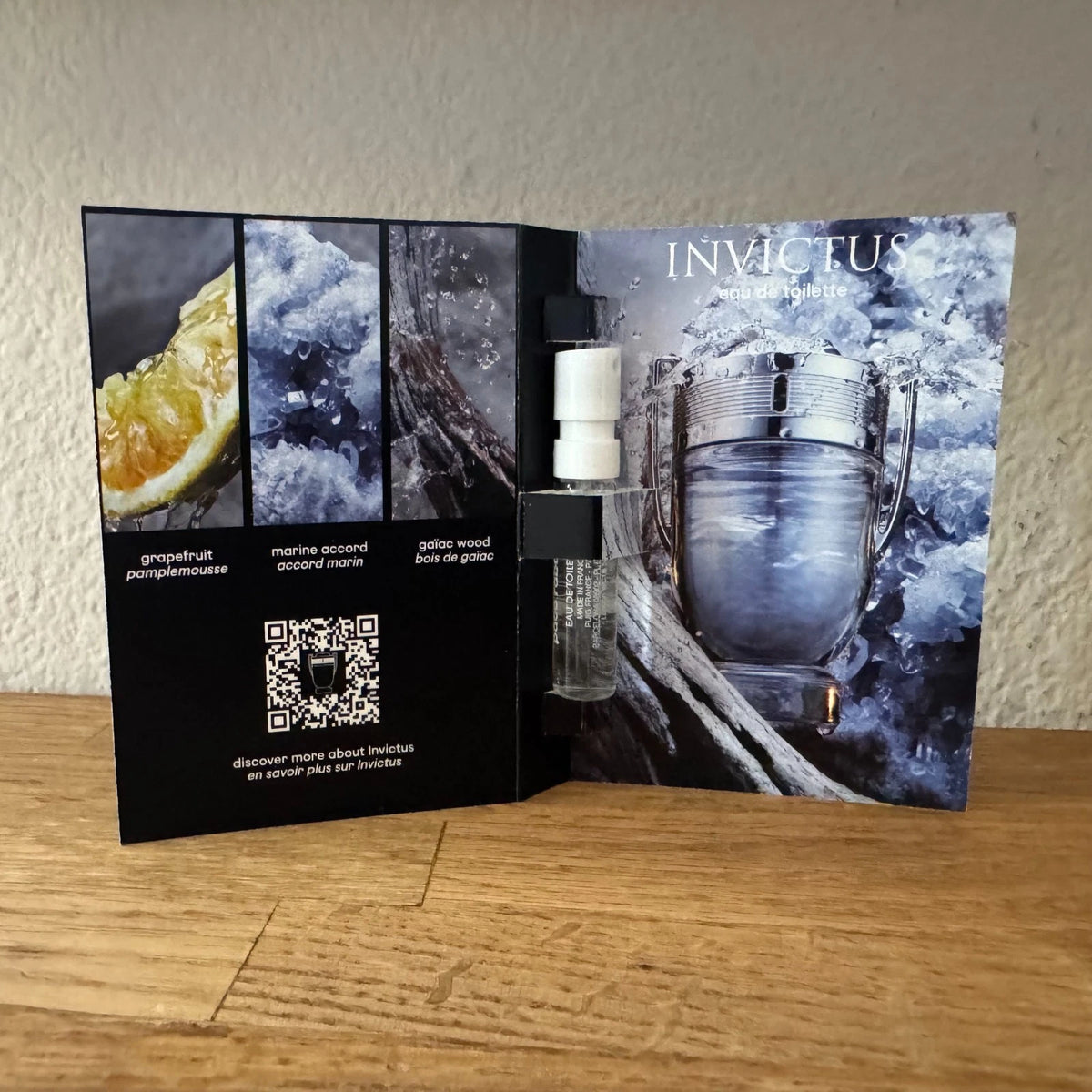 INVICTUS by PACO RABANNE MENS EDT 1.5mL (0.05FL OZ) SAMPLE
