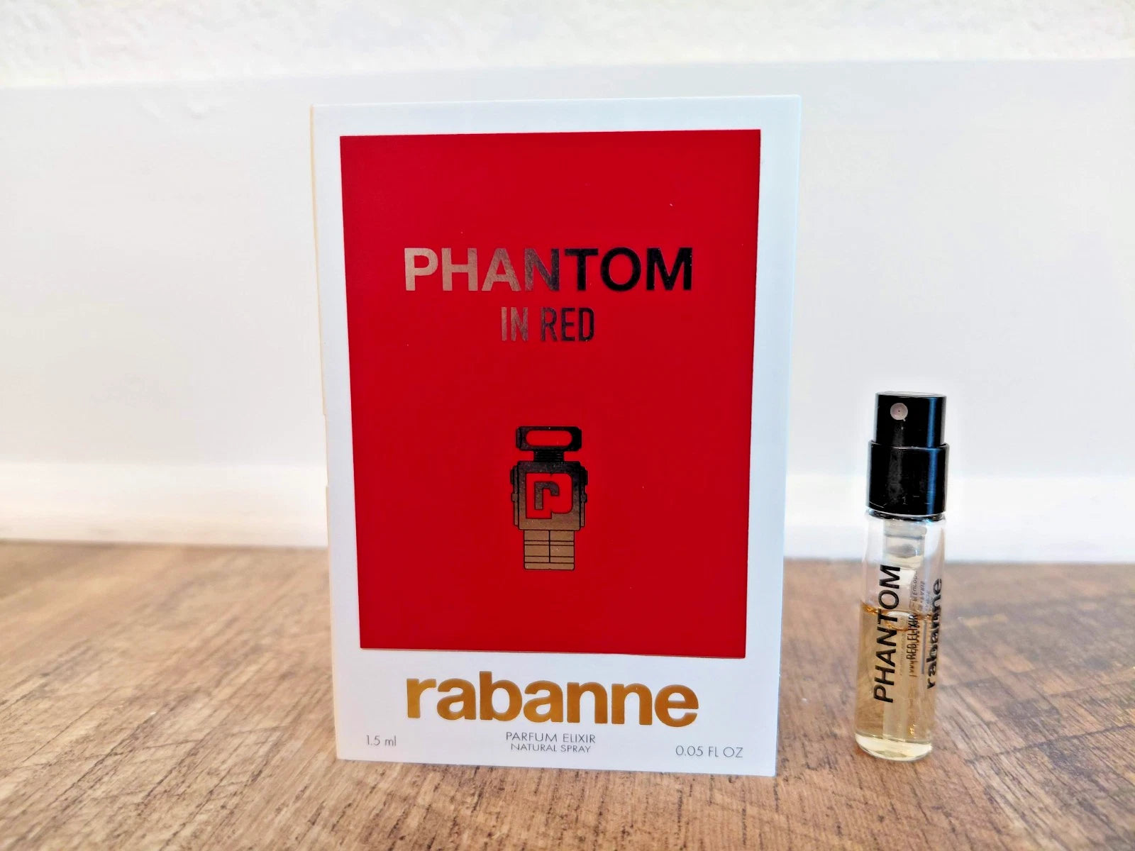 PHANTOM IN RED by PACO RABANNE EDP 1.5mL (0.05FL OZ) SAMPLE ITEM 7251