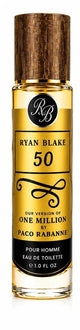 RYAN BLAKE NY 50 (DUPE OF ONE MILLION by PACO RABANNE) EDT BODY MIST MENS 30mL (1FL OZ)