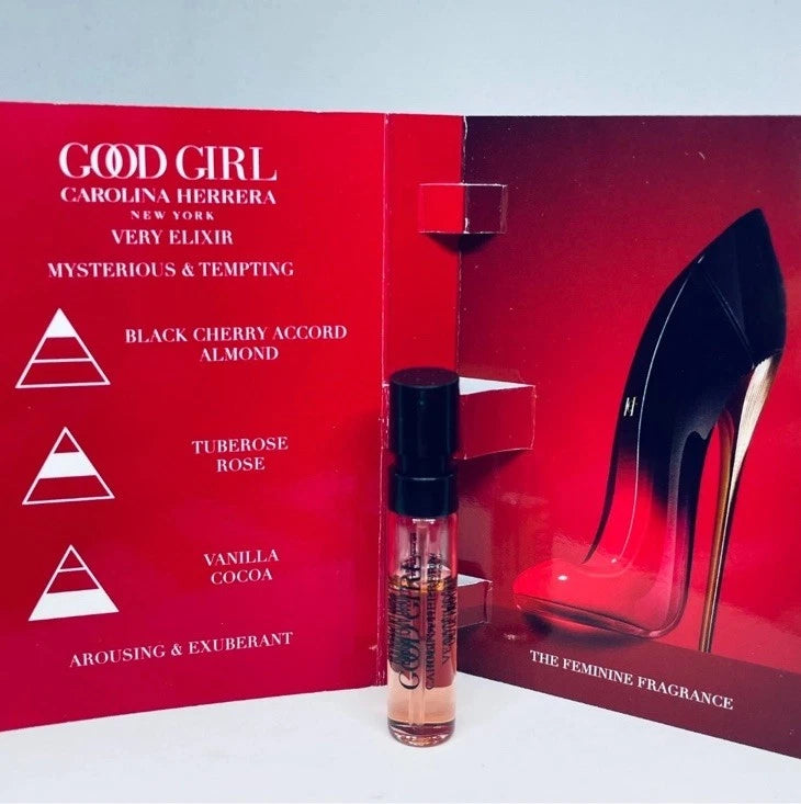 VERY GOOD GIRL ELIXIR by CAROLINA HERRERA WOMENS 1.5mL (0.05FL OZ) SAMPLE Item 1814
